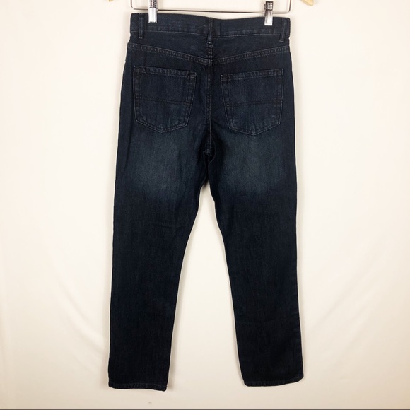 Children's Place Straight Denim Jean | Dark Wash | Size 12 - Picture 6 of 7